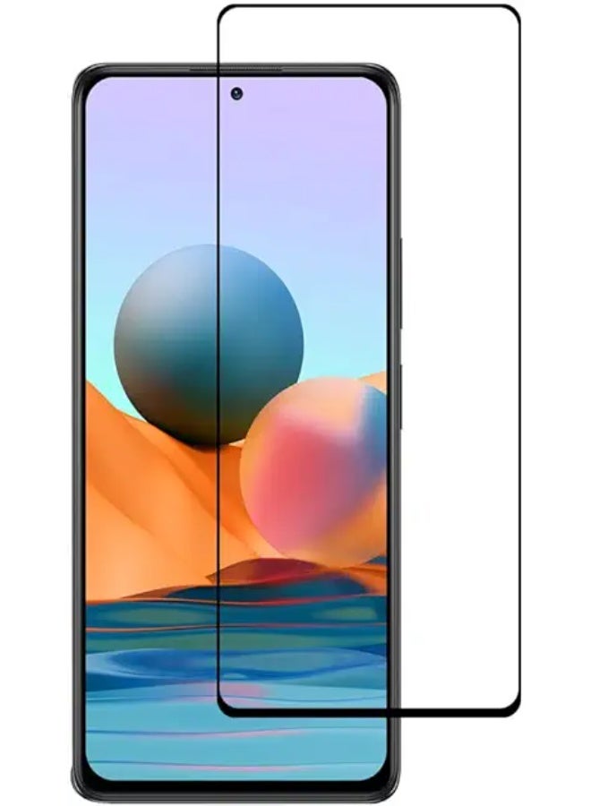 Screen Protector For Redmi Note 10 Pro Max , 5D Tempered Glass Protector 9H Hardness, Bubble Free, HD Clear Redmi Note 10 Pro Max Screen Protector